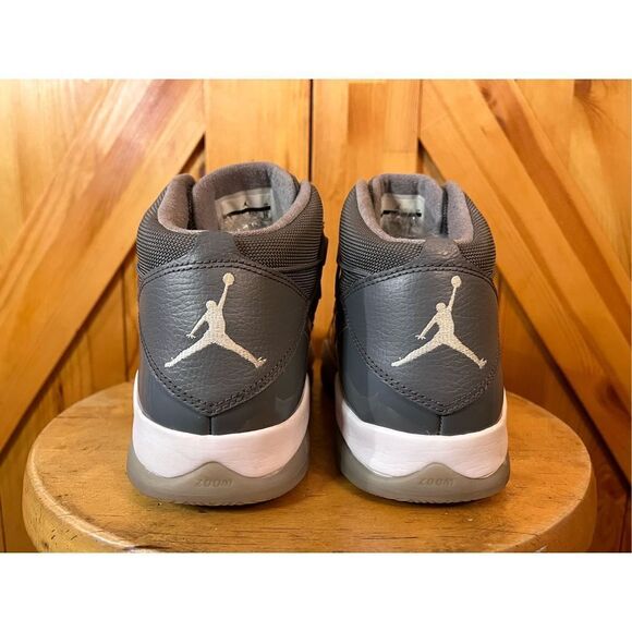 Jordan Prime Flight Premium 648723-003 Cool Grey White Wolf Supreme Mens Size 8 - Picture 4 of 8